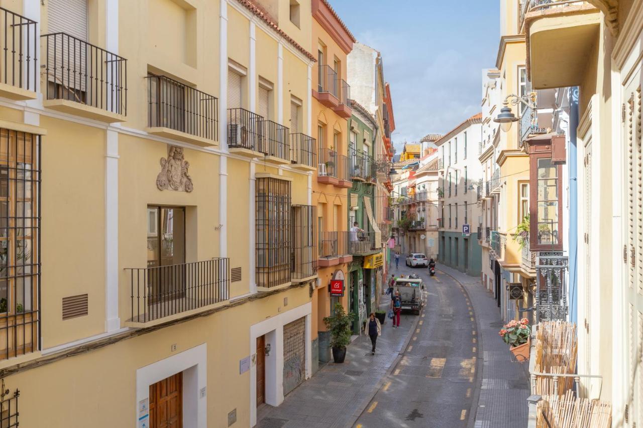 Bright Apartment With Patio And Balconies In The Center Málaga Esterno foto